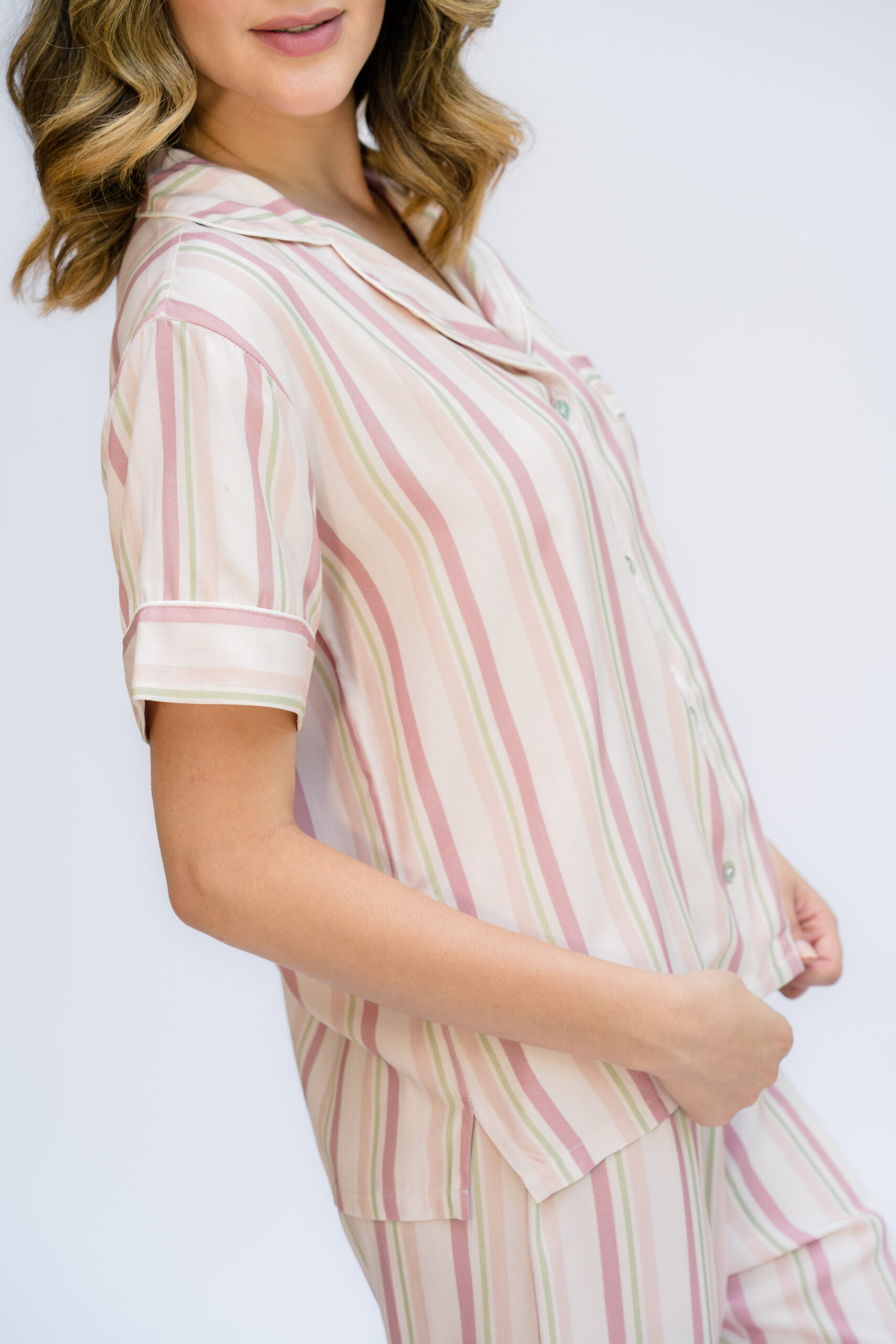 STRIPE PANT/MANGA CORTA - Imagen 5